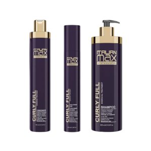 Box Culy full Shampoo 500 ml + Acondicionador 300 ml + Fluido activador rulos 100 ml