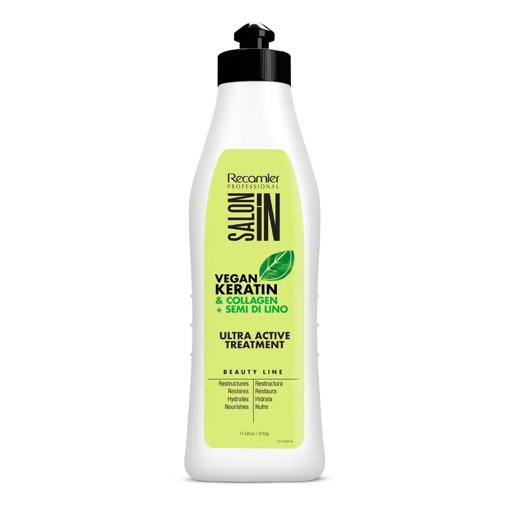 Salon In Vegan Keratin & Collagen + Semi Di Lino Ultra Active Treatment 500g